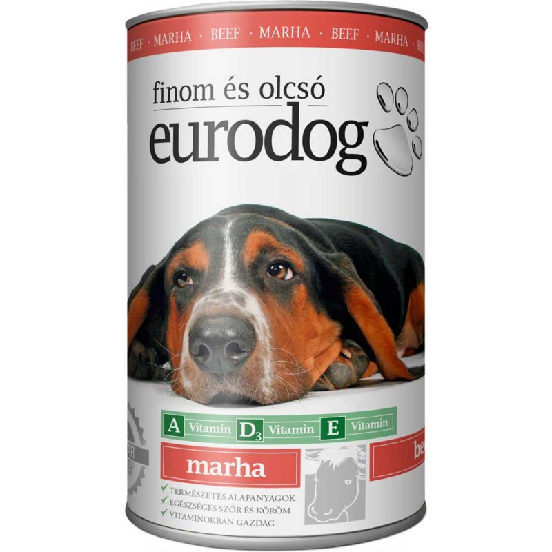 eurodog-beef-konservi-dlya-sobak-800x800 Корм для собак Eurodog говядина, банка 415 г. — изображение 1