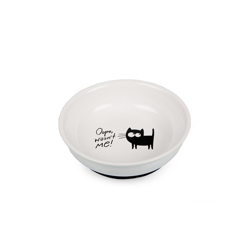 Миска керамическая Cat с силиконом
