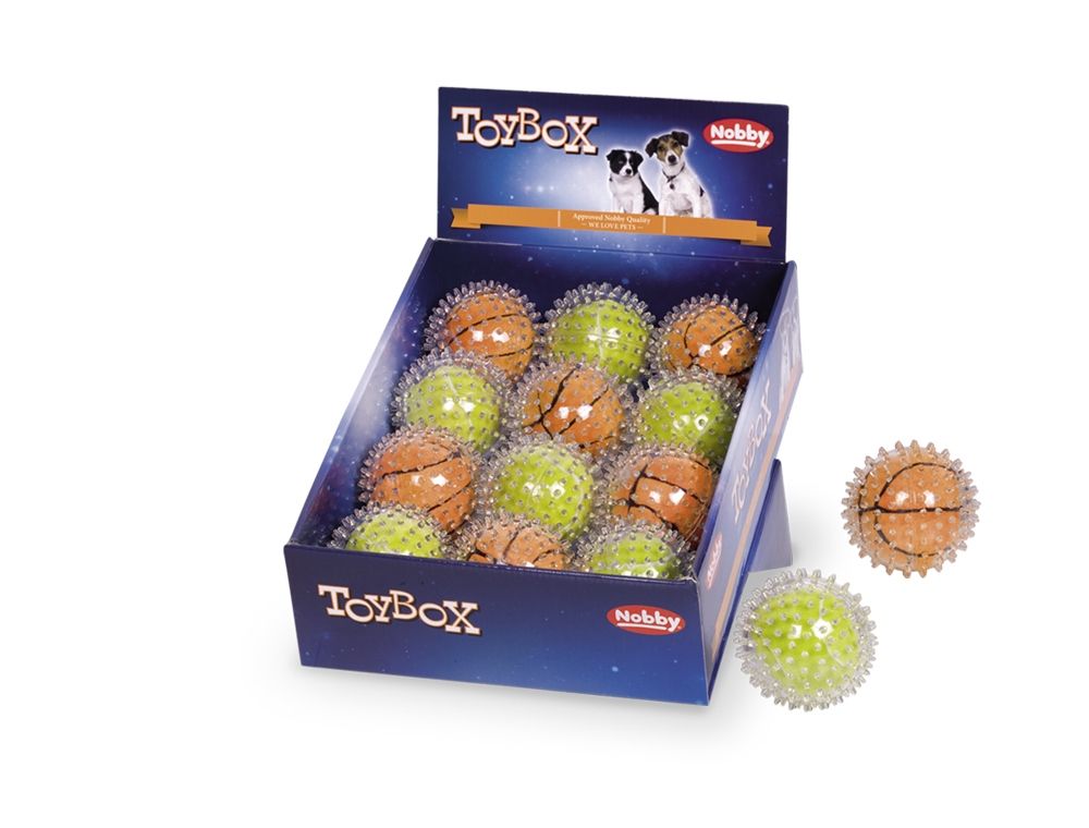 60293 Плюшевый мяч Nobby Spiky Ball 8,5 cm 60293 — изображение 1
