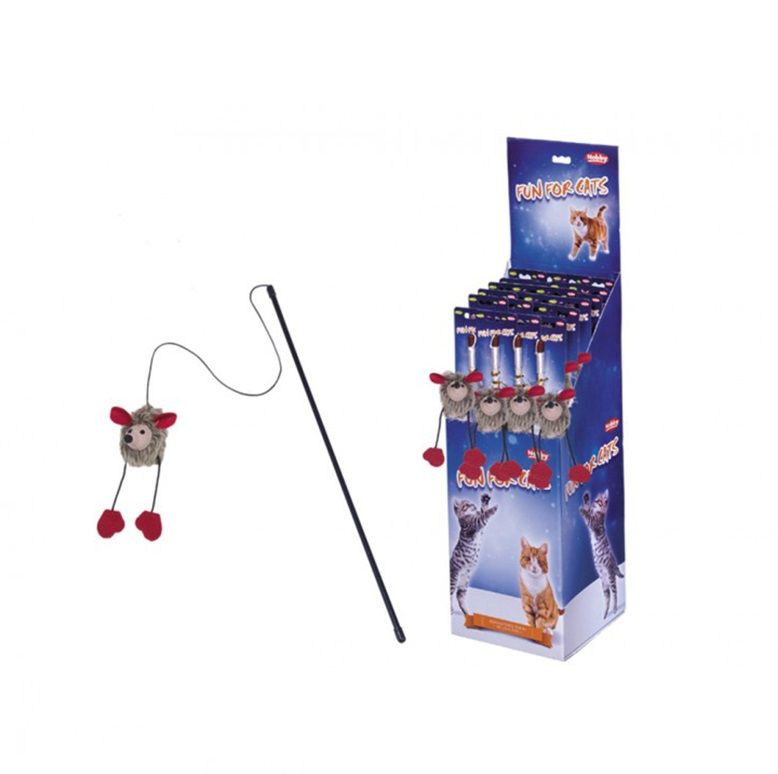 Игрушка Nobby для кошек удочка с мышкой 50 cm 66872