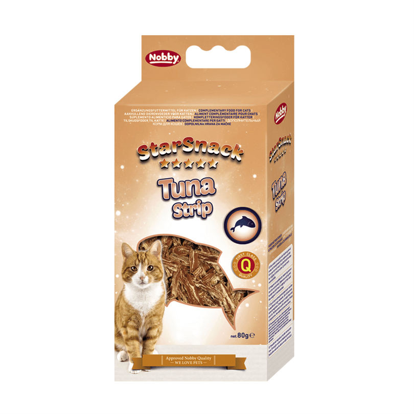 Корм Лакомство для кошек Nobby Starsnack Тунцовые палочки из филе, 80 g.