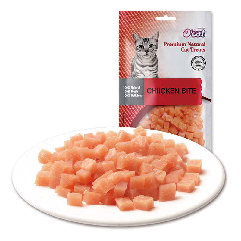 Лакомство для кошек Ocat Chicken Bite 50g.