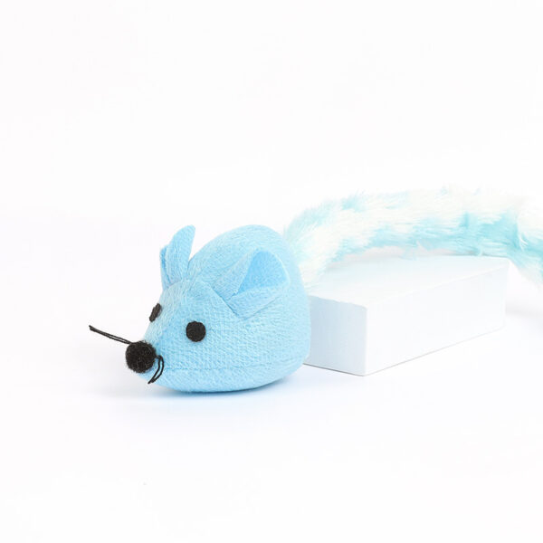 Игрушка для кошек Мышь с длинным хвостом — изображение 2