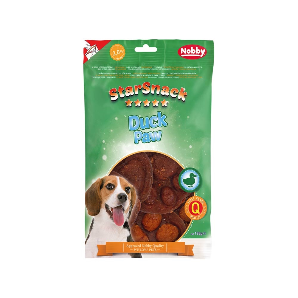 Корм Лакомство для собак Nobby Starsnack Утиная лапка 130 g.