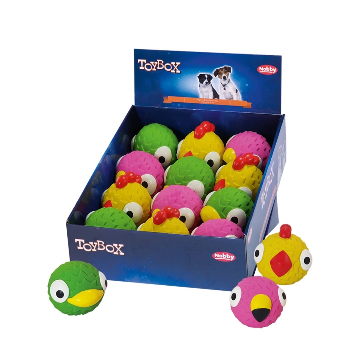 Игрушка для собак Nobby Птенчики 8,5 - 10 cm
