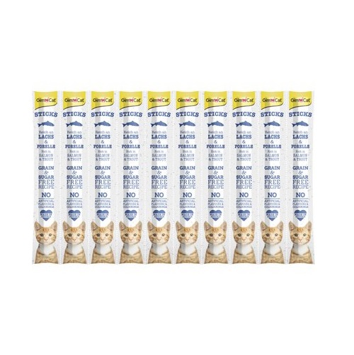 gimcat-sticks--saver-pack-salmon--trout-30-sticks-4af1ba4549-large Палочки с лососем и форелью для кошек 10 шт. Выгодная цена! - Image 1