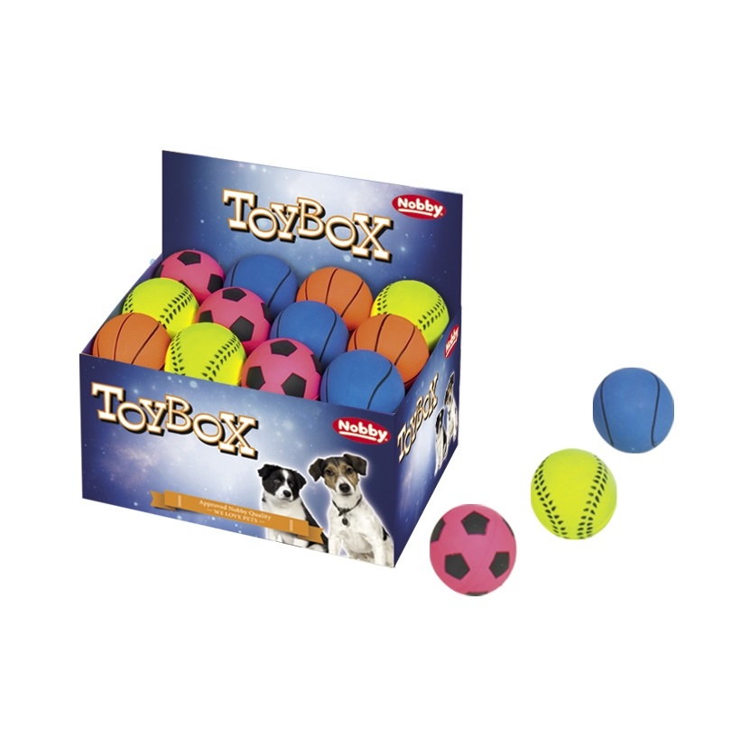 Игрушка Nobby для собак поролоновый мячик Ассорти 6,3 см