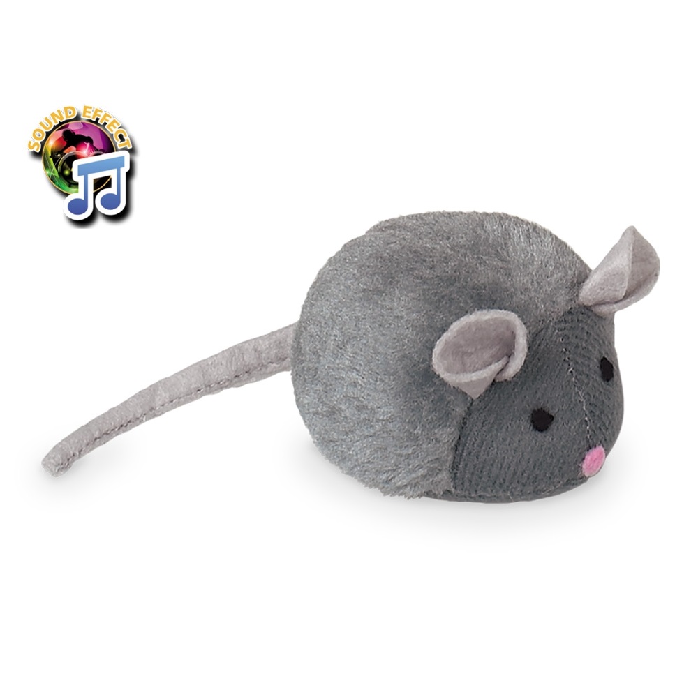 Игрушка для кошек Nobby Мышь плюшевая 15 см