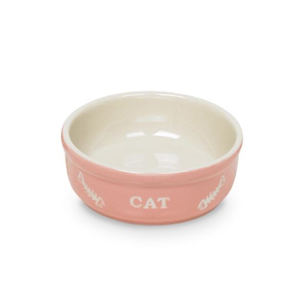 Миска для кошек керамика Nobby Cat 250 ml роз. беж. 73366 - Image 2
