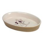 Миска для кошек керамика Nobby Овал 120 ml 73636, три оттенка