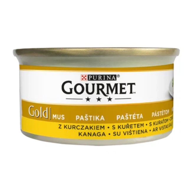 Корм для кошек Purina Gourmet Gold паштет с курицей, 85 г.