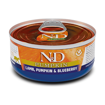 Корм для кошек Farmina ND Cat Lamb, Pumpkin & Blueberry 70 g
