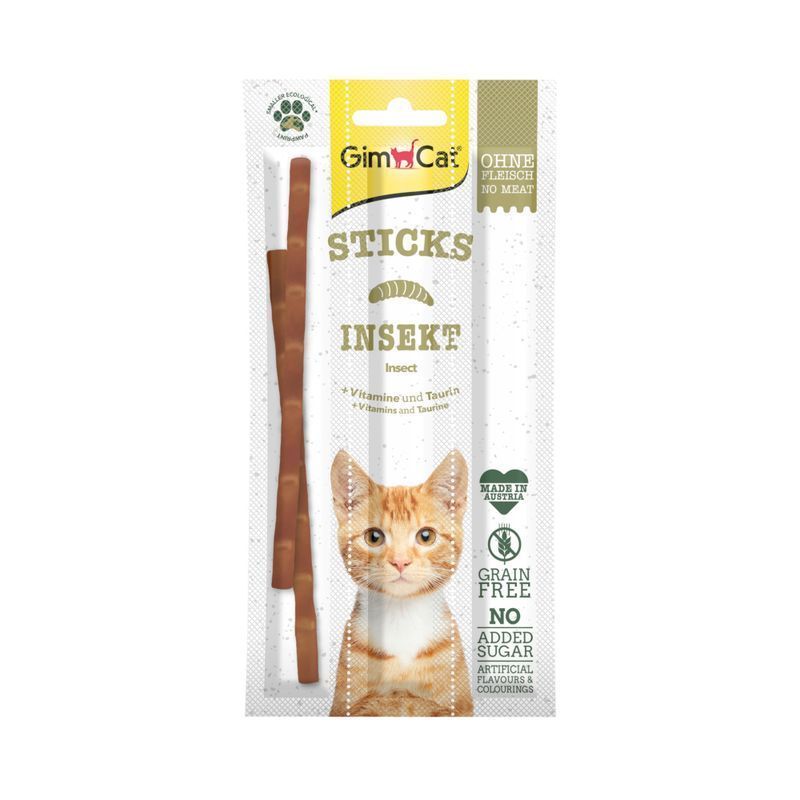 Лакомство для кошек Gimcat палочки Insect 3 шт.