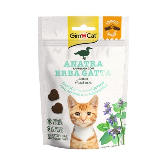 download-36-13 Лакомство для кошек Gimcat Crunchy Snack Duck & Catnip 140 g. - Image 1
