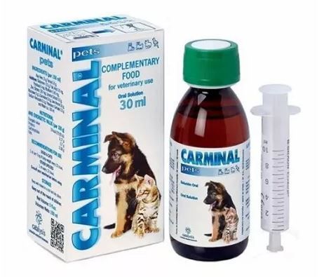 Carminal Pets  препарат при расстройствах пищеварения у кошек и собак