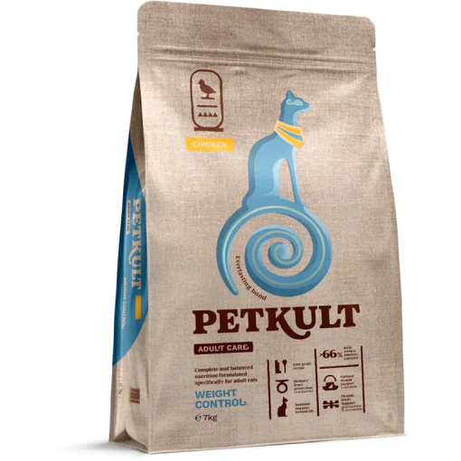 Сухой корм Petkult Cat Adult Weight Control Chicken 7 кг
