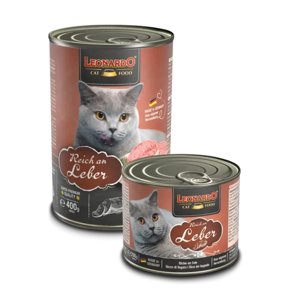 Влажные корма для кошек Leonardo Liver (печень) 400gr — изображение 2