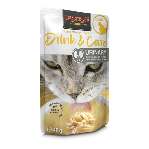 Влажные корма для кошек Leonardo Drink & Care Urinary (курица) 40gr - Image 2