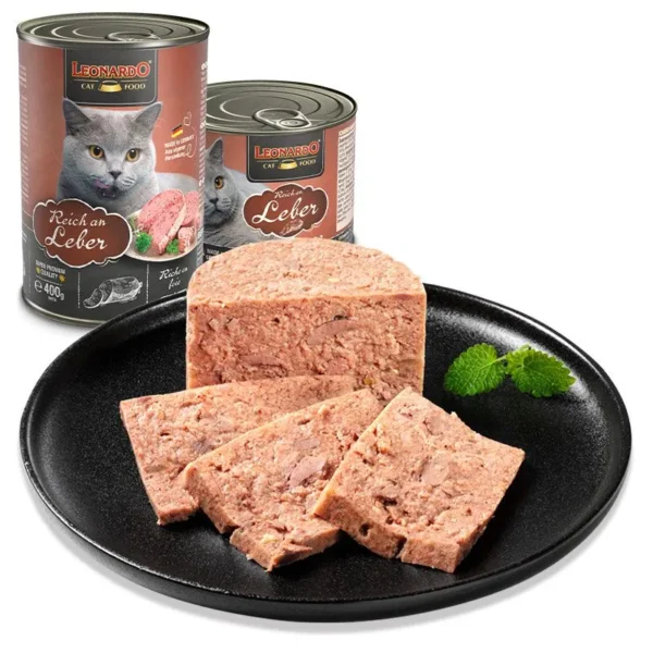 Влажные корма для кошек Leonardo Liver (печень) 400gr — изображение 3